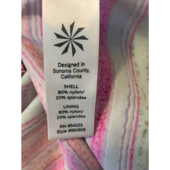 Athleta Santa Cruz Knot twist knot front tankini size Medium - Picture 3 of 7